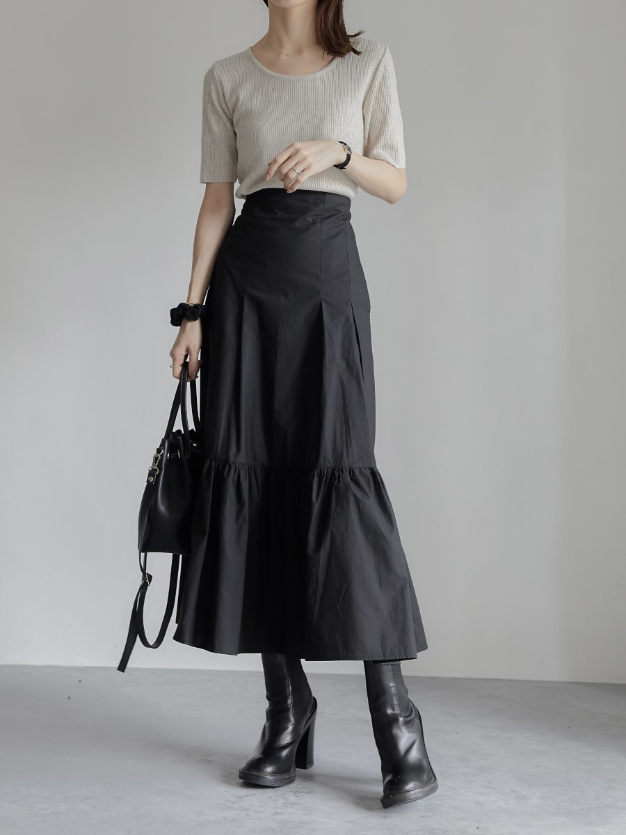 NEW】 tiered gather skirt amel